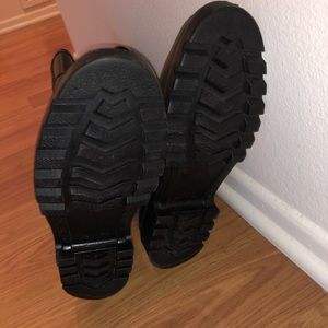 Authentic Burberry Black rain boots